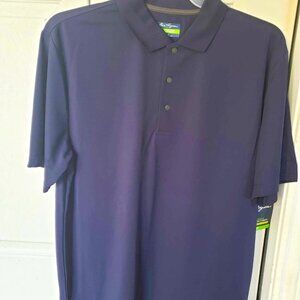 Men's Navy Blue Collared Shirt- Golf